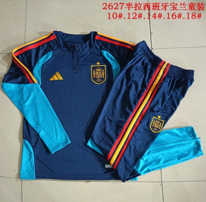 Spain Kids' Semi-Zip Jacket - 图片 2