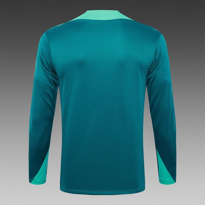 Portugal 24/25 Green Half-Zip Jacket - 图片 7