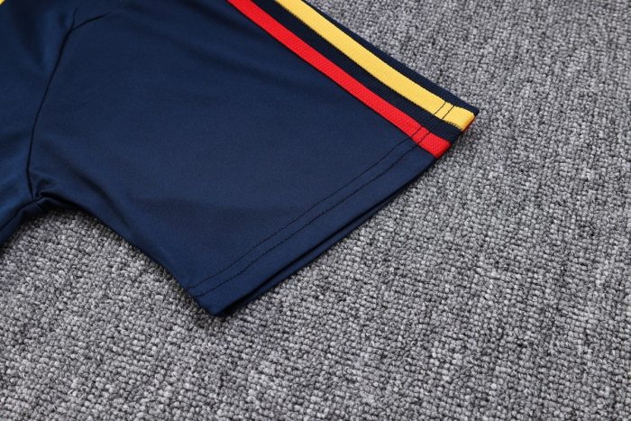 Spain 23/24 Polo Shirt Navy Blue - 图片 5