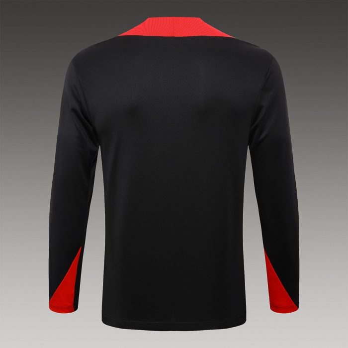 Portugal 24-25 Black Half-Zip Jacket - 图片 3