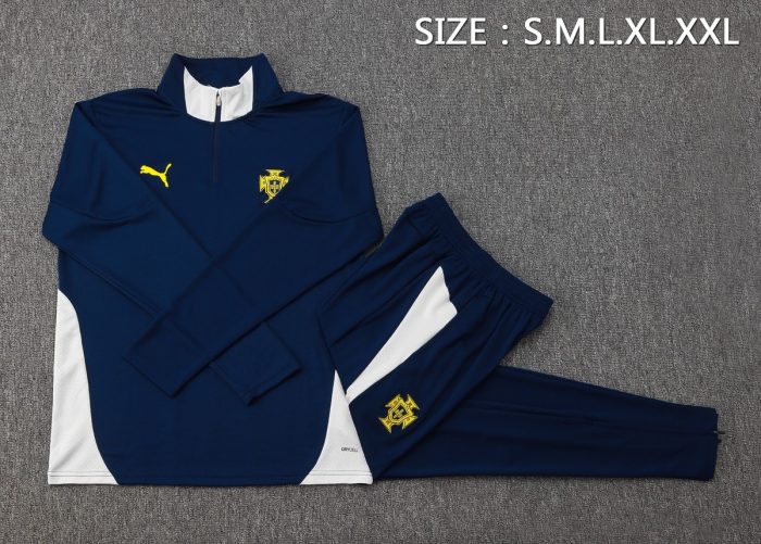 Portugal 24-25 Semi-Zip Jacket Blue - 图片 2