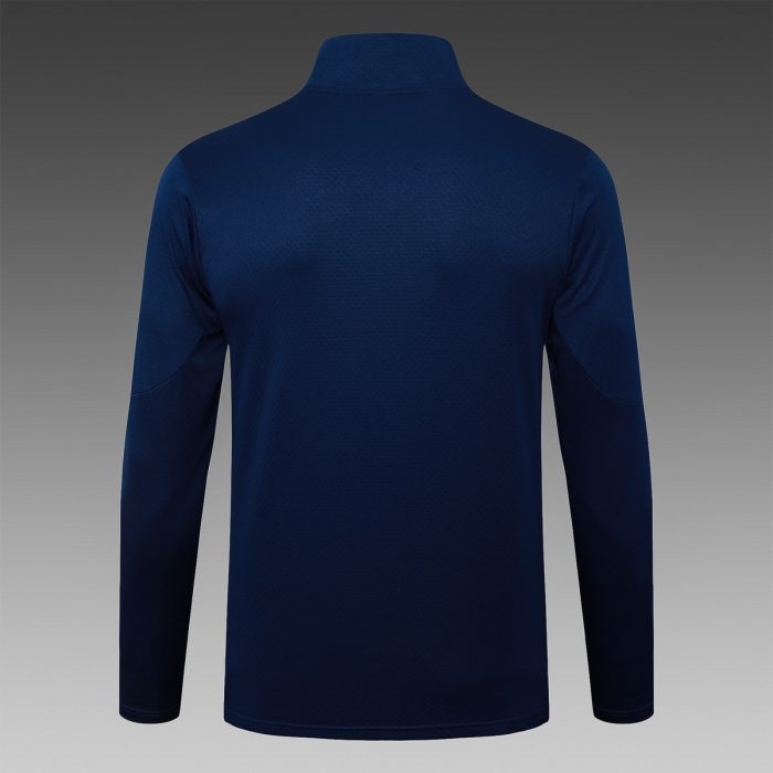 Portugal 24-25 Semi-Zip Jacket Blue - 图片 8