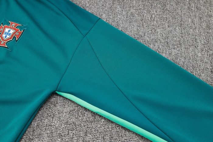 Portugal 24/25 Green Long Zip Jacket - 图片 5