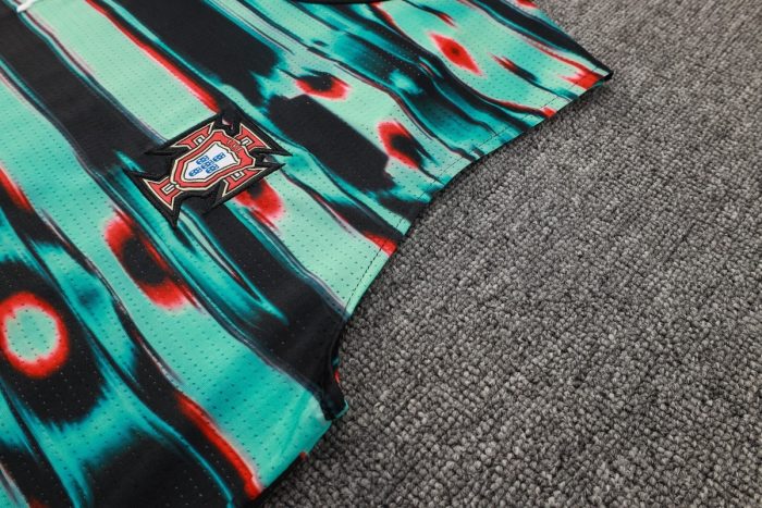 Portugal Green Spray Print Vest - 图片 5