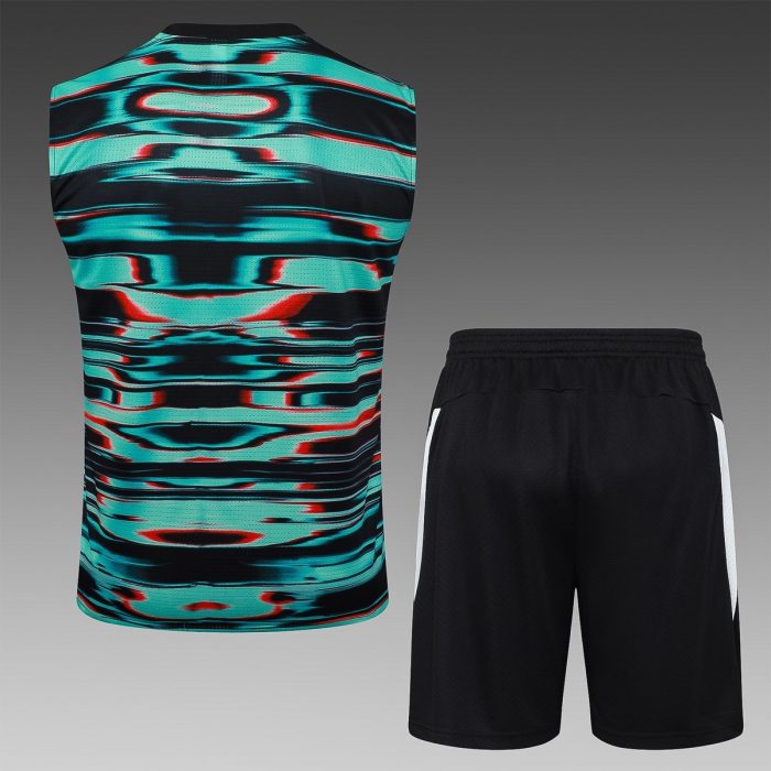 Portugal Green Spray Print Vest - 图片 6