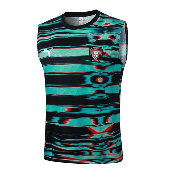 Portugal Green Spray Print Vest - 图片 8
