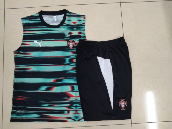 Portugal Green Spray Print Vest - 图片 9