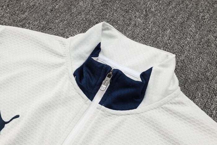 Portugal White Long Zipper Jacket - 图片 6