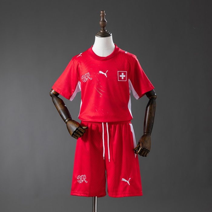 Switzerland 2026 Home Kids Jersey - 图片 2