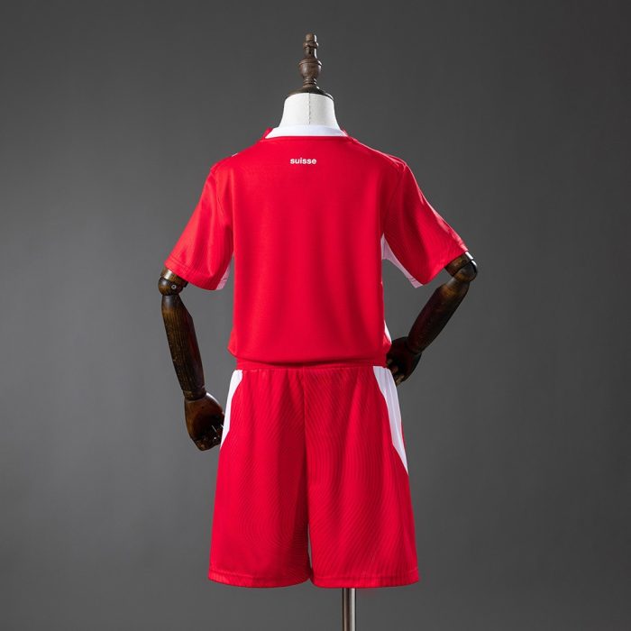 Switzerland 2026 Home Kids Jersey - 图片 3