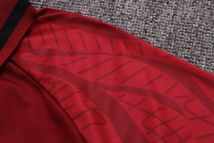 Portugal 22/23 Polo Shirt Wine Red - 图片 4