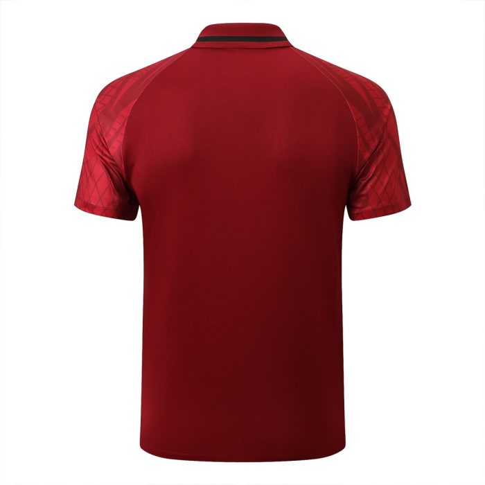Portugal 22/23 Polo Shirt Wine Red - 图片 7
