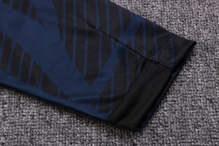 Portugal 22-23 Black Half-Zip Jacket (Ink Spray) - 图片 4