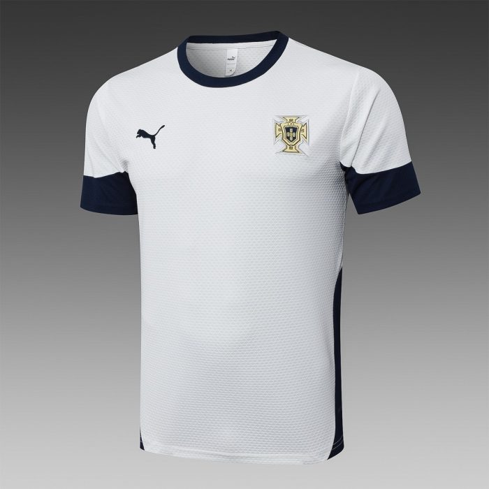 Portugal 24-25 Short Sleeve Training T-Shirt in Off-White - 图片 8