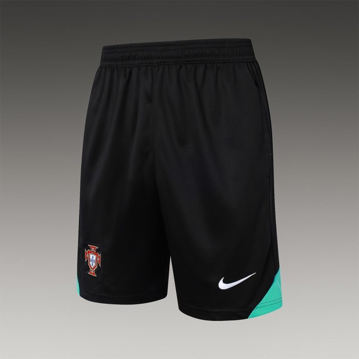 Portugal 24-25 Black Splatter Short Sleeve Training Shirt - 图片 7
