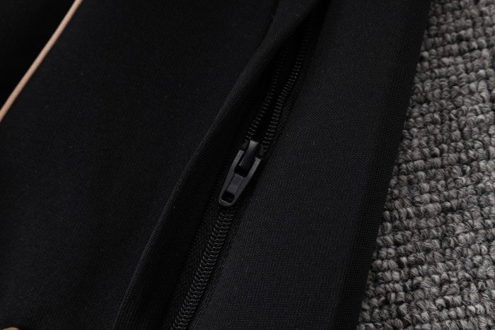 Portugal Black Long Zipper Jacket - 图片 5