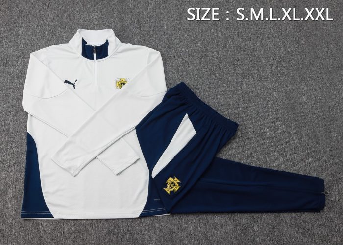 Portugal White Half-Zip Jacket - 图片 2