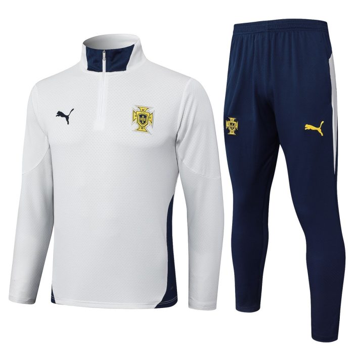 Portugal White Half-Zip Jacket - 图片 8