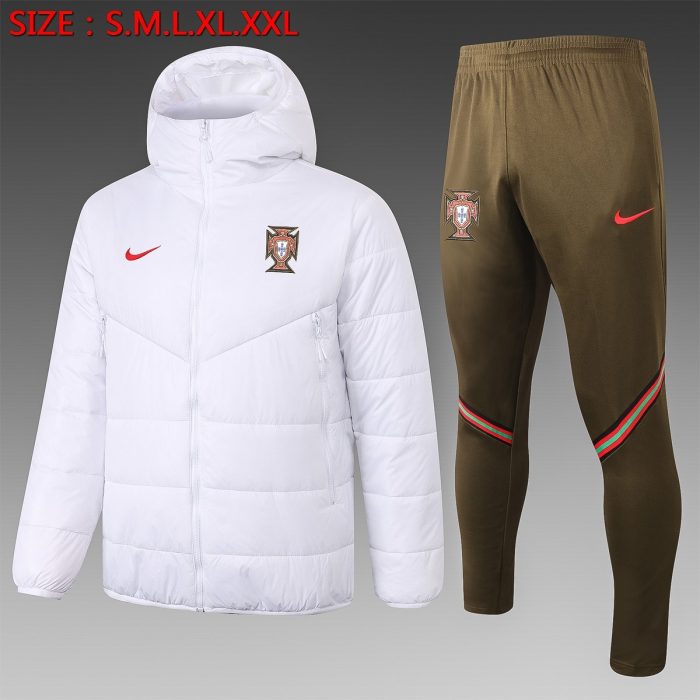 Portugal 2021 White Cotton Jacket - 图片 2