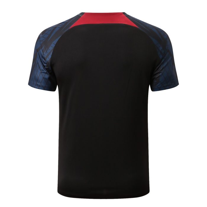 Portugal 22-23 Black Short Sleeve Training Suit (with Pants) - 图片 8
