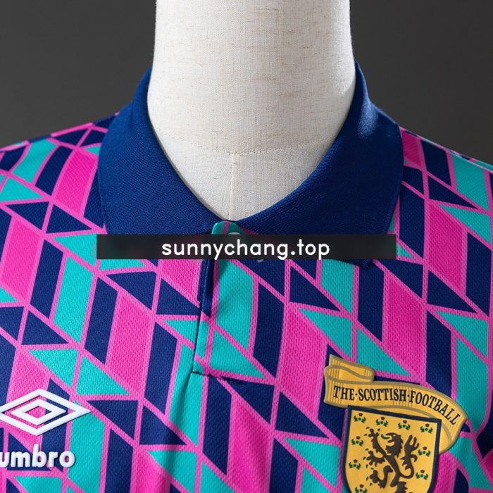 Scotland 1988/89 Away Retro Shirt - 图片 5