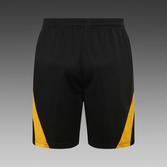 Portugal 22-23 Black Short Sleeve Training Suit with 5-Panel Shorts - 图片 7