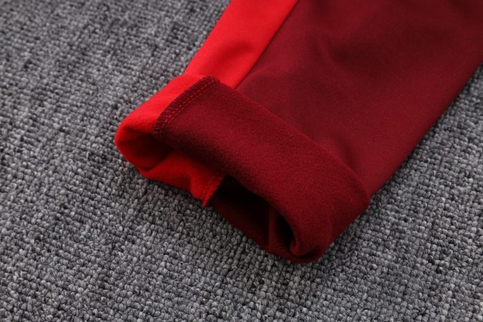 Portugal 22/23 Red Long Zip Jacket with Hood - 图片 5