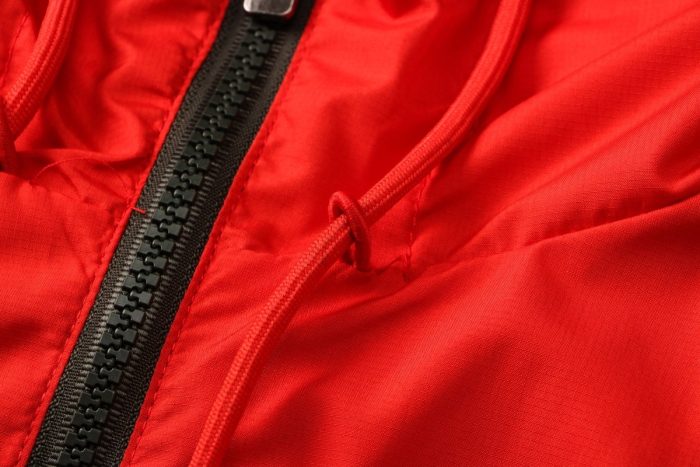 Portugal 21-22 Military Green Windbreaker (Red Upper) - 图片 7