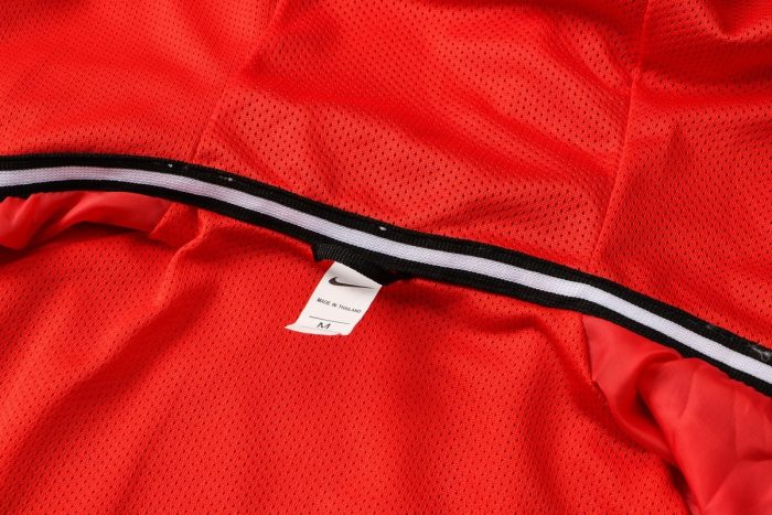 Portugal 21-22 Military Green Windbreaker (Red Upper) - 图片 8