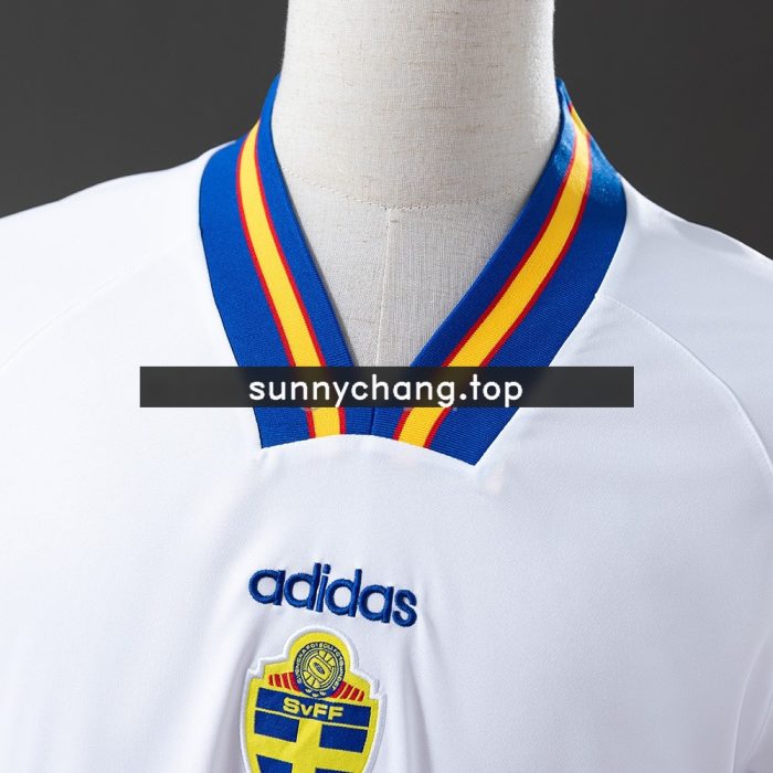 Sweden 1994 Away Retro Jersey - 图片 4