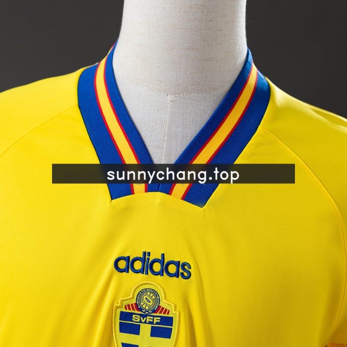 Sweden 1994 Home Retro Jersey - 图片 4