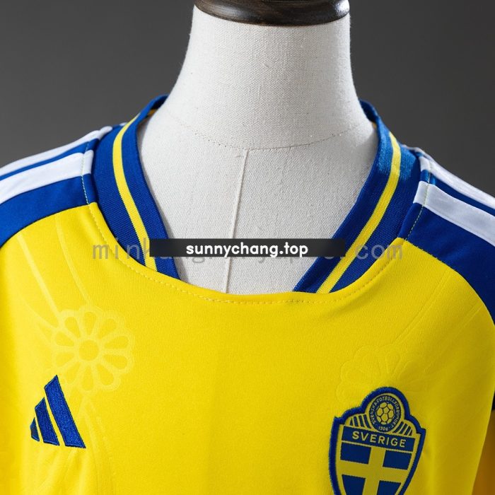Sweden 2026 Home Kids Jersey - 图片 8