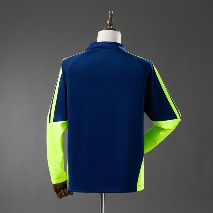 Scotland 2026 Training Top Navy Blue & Fluorescent Green - 图片 3