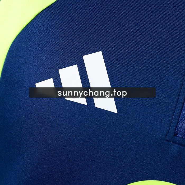 Scotland 2026 Training Top Navy Blue & Fluorescent Green - 图片 7