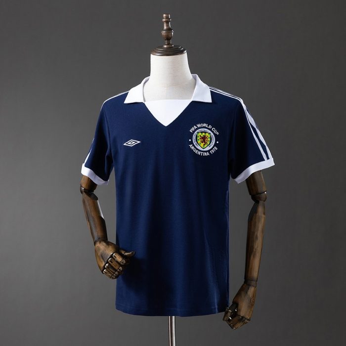 Scotland 1978 Home Retro Shirt - 图片 7