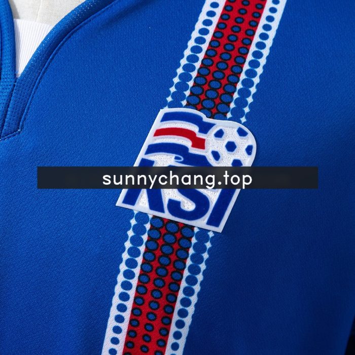 Iceland 2016/17 Home Retro Jersey - 图片 5