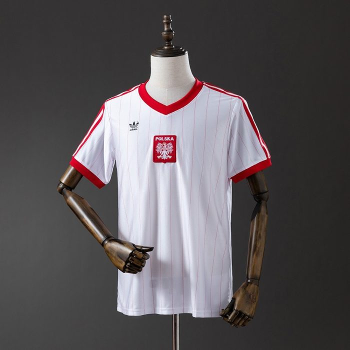 Poland 1982 Home Retro Jersey - 图片 7