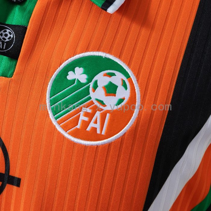 Ireland 1997 Orange Retro Jersey - 图片 4