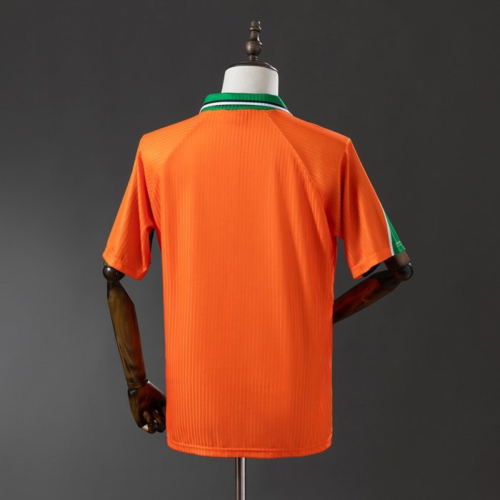 Ireland 1997 Orange Retro Jersey - 图片 7