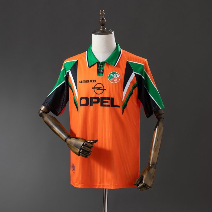 Ireland 1997 Orange Retro Jersey - 图片 8