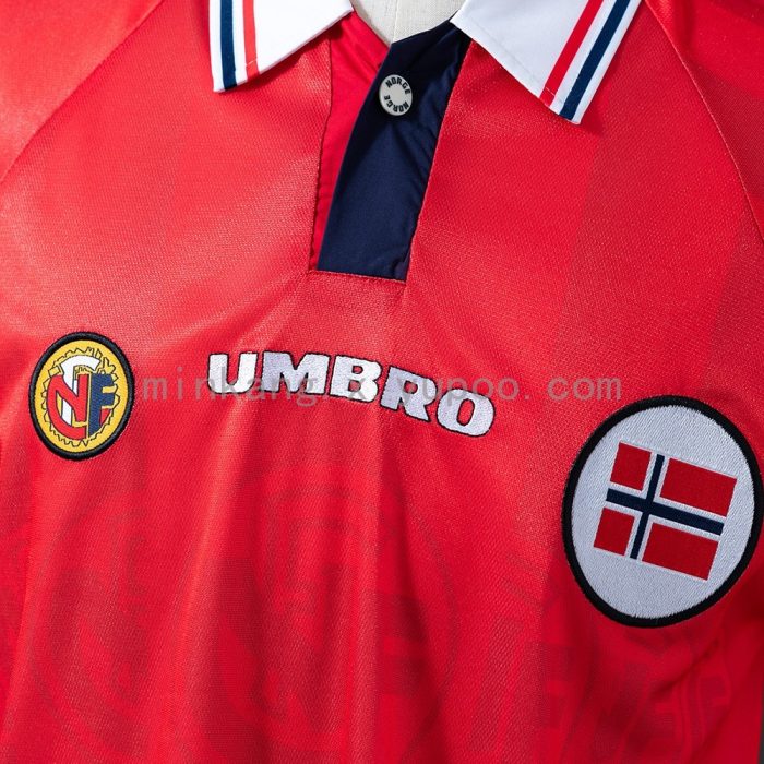 Norway 1998/99 Home Retro Jersey - 图片 5