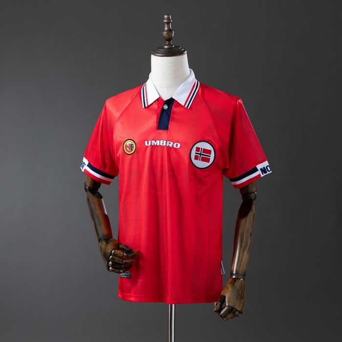 Norway 1998/99 Home Retro Jersey - 图片 8