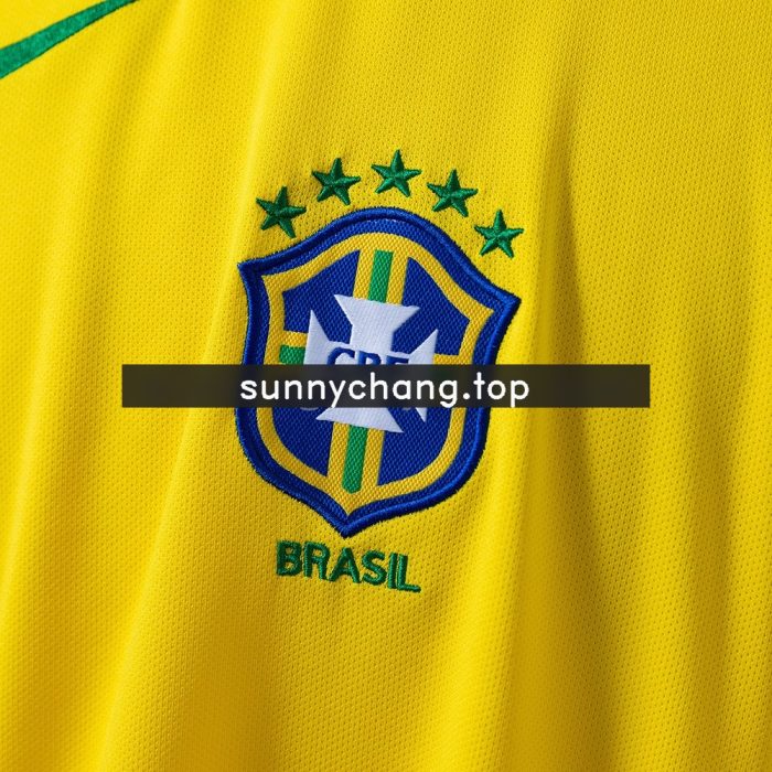 Brazil 2004/06 Home Retro Shirt - 图片 4