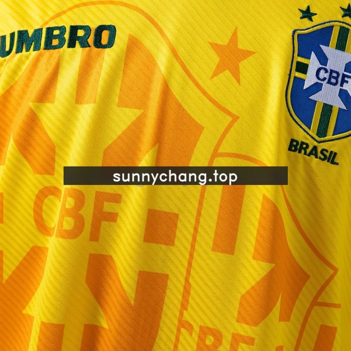 Brazil 1993-1994 Home Retro Shirt - 图片 5