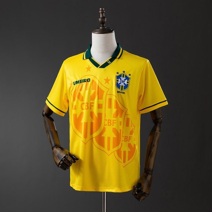 Brazil 1993-1994 Home Retro Shirt - 图片 8
