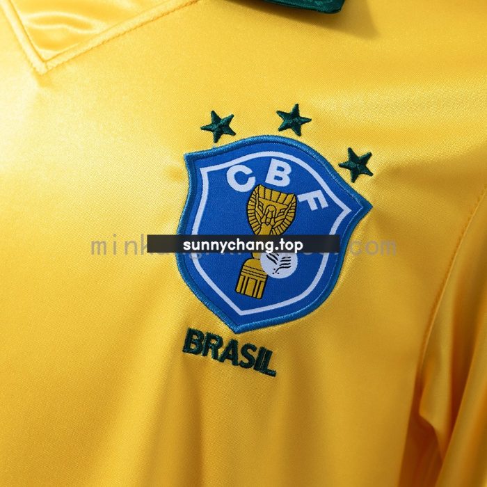 1988 Brazil Home Retro Jersey - 图片 4