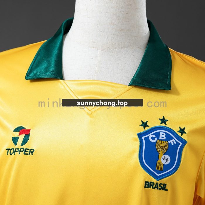 1988 Brazil Home Retro Jersey - 图片 5