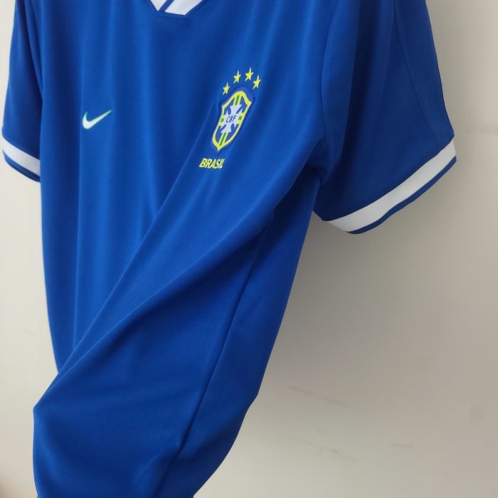 Brazil 1997 Away Retro Jersey - 图片 4