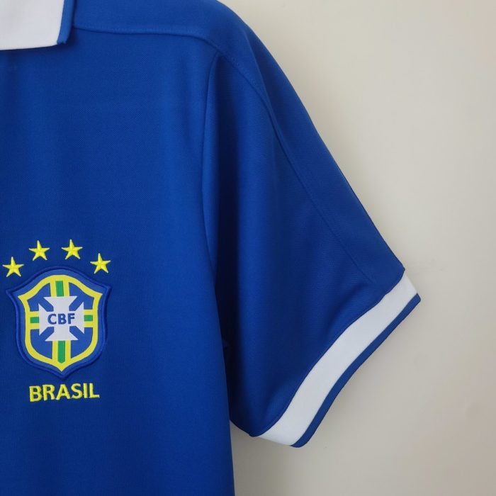 Brazil 1997 Away Retro Jersey - 图片 6