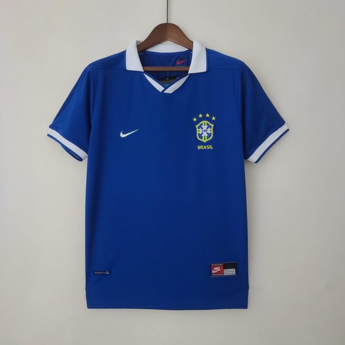 Brazil 1997 Away Retro Jersey - 图片 9